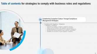 Strategies To Comply With Business Rules And Regulations Strategy CD V Captivating Impressive