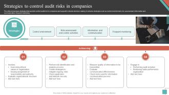 Strategies To Control Audit Risks In Companies