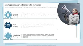 Strategies To Convert Leads Into Customer Promotion And Awareness Strategies