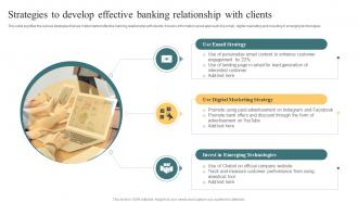 Strategies To Develop Effective Banking Relationship With Clients