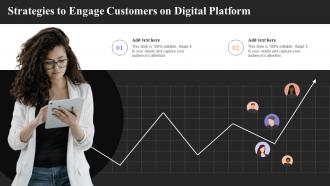 Strategies To Engage Customers On Digital Platform Ppt Professional