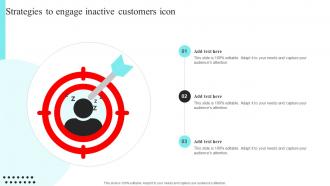 Strategies To Engage Inactive Customers Icon