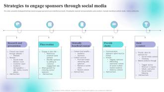 Strategies To Engage Sponsors Through Social Media