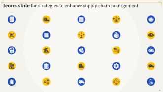 Strategies To Enhance Supply Chain Management Powerpoint Presentation Slides Template Ideas
