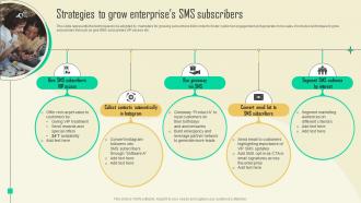 Strategies To Grow Enterprises Sms Sms Promotional Campaign Marketing Tactics Mkt Ss V