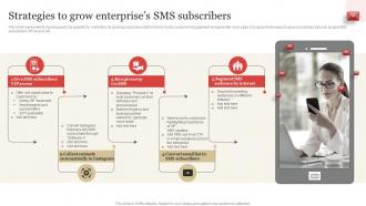 Strategies To Grow Enterprises SMS Subscribers SMS Marketing Guide To Enhance
