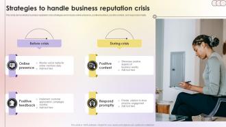 Strategies To Handle Business Reputation Crisis