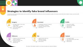 Strategies To Identify Fake Brand Influencers Business Marketing Strategies Mkt Ss V