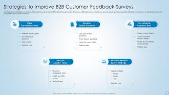 Strategies To Improve B2B Customer Feedback Surveys