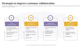 Strategies To Improve Customer Collaboration