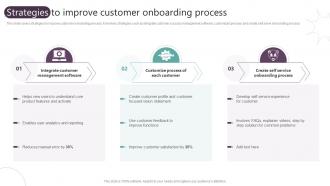 Strategies To Improve Customer Onboarding Process