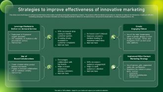 Strategies To Improve Effectiveness Comprehensive Guide To Sustainable Marketing Mkt SS