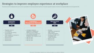 Strategies To Improve Employee Experience At Workplace