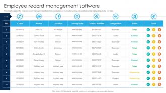 Strategies To Improve Hr Functions Employee Record Management Software