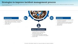 Strategies To Improve Incident Management Process