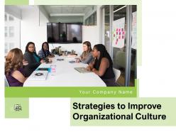 Strategies to improve organizational culture powerpoint presentation slides