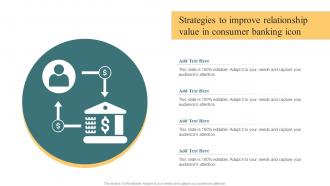 Strategies To Improve Relationship Value In Consumer Banking Icon