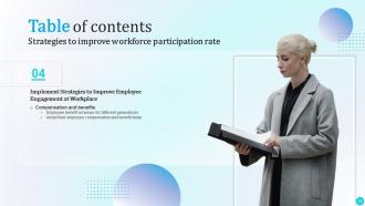Strategies To Improve Workforce Participation Rate Complete Deck Analytical Template