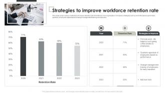Strategies To Improve Workforce Retention Rate