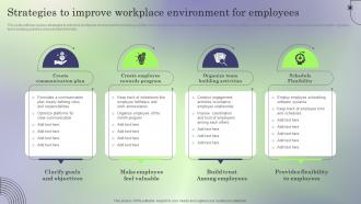 Strategies To Improve Workplace Creating Employee Value Proposition To Reduce Employee Turnover