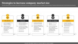 Strategies To Increase Company Market Size Market Leadership Mastery Strategy SS
