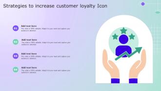 Strategies To Increase Customer Loyalty Icon