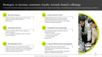 Strategies To Increase Customers Loyalty Towards Brands Efficient Management Of Product Corporate