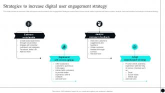 Strategies To Increase Digital User Engagement Strategy