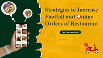 Strategies To Increase Footfall And Online Orders Of Restaurant Powerpoint Presentation Slides