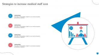 Strategies To Increase Medical Staff Icon
