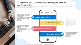 Strategies To Leverage Employee Advocacy For Word Of Mouth Marketing Ppt Ideas Gridlines