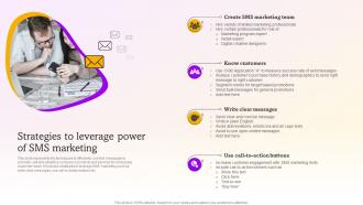 Strategies To Leverage Power Of Sms Marketing Sms Marketing Campaigns To Drive MKT SS V