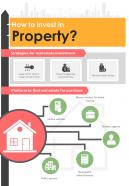 Strategies To Make Investment In Real Estate Property