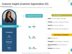 Strategies to make your brand unforgettable customer insights customer segmentation salary ppt brochure