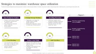Strategies To Maximize Warehouse Space Utilization Techniques To Optimize Warehouse