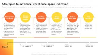 Strategies To Maximize Warehouse Space Utilization Warehouse Management Strategies