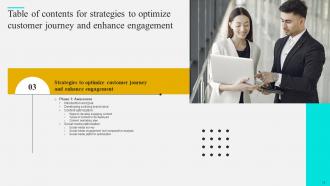 Strategies To Optimize Customer Journey And Enhance Engagement Complete Deck Best Aesthatic