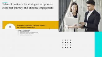 Strategies To Optimize Customer Journey And Enhance Engagement Complete Deck Researched Aesthatic