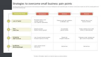 Strategies To Overcome Small Business Pain Points