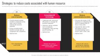 Strategies To Reduce Costs Associated With Human Resource Key Strategies For Improving Cost Efficiency