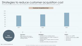 Strategies To Reduce Customer Acquisition Cost Improving Financial Management Process