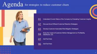 Strategies To Reduce Customer Churn Powerpoint Presentation Slides