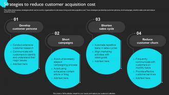 Strategies To Reduce Customer Product Sales Strategy For Business Strategy SS V