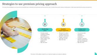 Strategies To Use Premium Pricing Approach