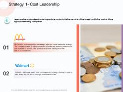 Strategy 1 cost leadership competitors m1828 ppt powerpoint presentation model