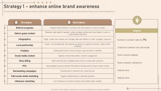 Strategy 1 Enhance Online Brand Awareness Strategies To Develop Private Label Brand
