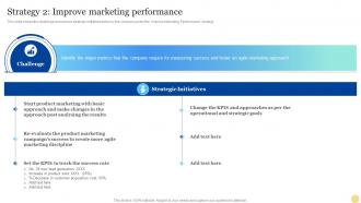 Strategy 2 Improve Marketing Performance Product Marketing Strategy For Business Growth