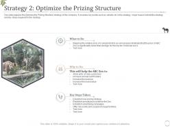 Strategy 2 optimize the prizing structure decrease visitors interest zoo ppt introduction