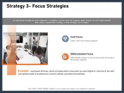 Strategy 3 focus strategies short haul ppt powerpoint presentation model guidelines