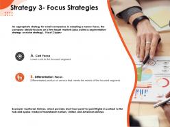 Strategy 3 Focus Strategies Southwest Airlines Ppt Powerpoint Presentation File Rules